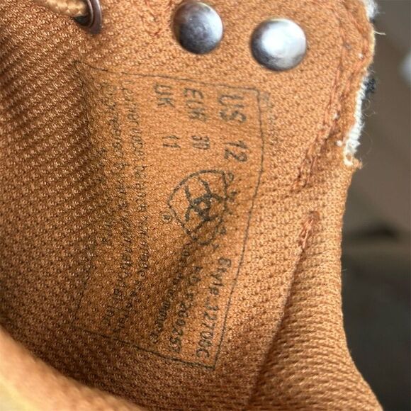 Ariat Youth Little Kids Sz 12 Suede Leather Ostrich Print Cowboy Boots - Picture 9 of 10